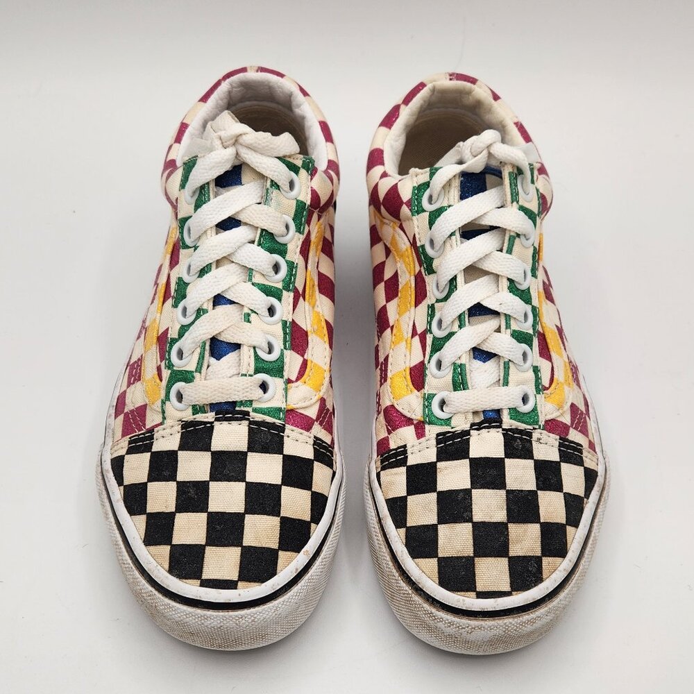 Old Skool "Glitter Check" Unisex Skate Shoes from VANS